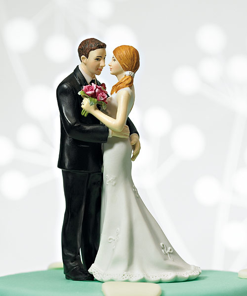 Cheeky Couple Figurine "My Main Squeeze" Cake Topper