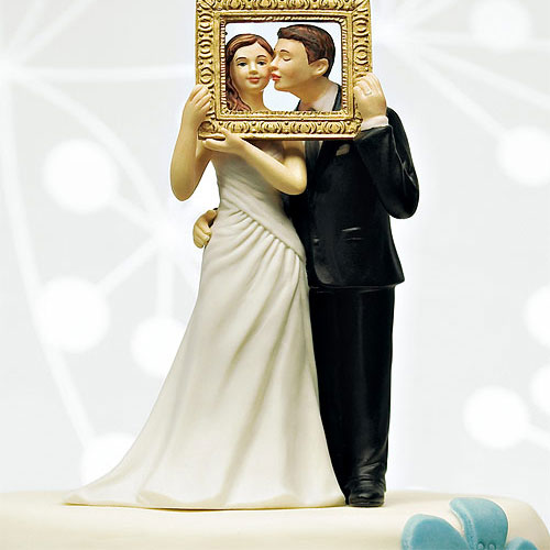 "Picture Perfect" Couple Figurine Cake Topper