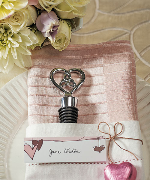 "The Love Knot" Bottle Stopper with Gift Packaging