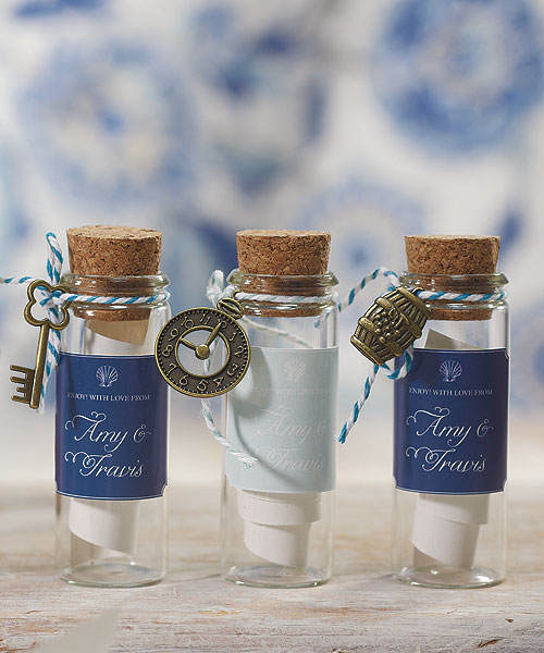 Mini Clear Glass Bottle with Cork