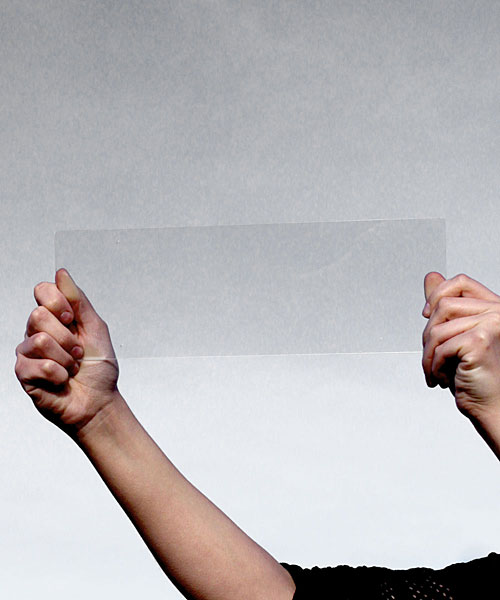 Transparent Acrylic Sign � Small
