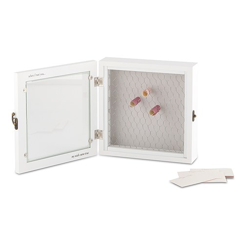 Country Charm Wooden Wish Box
