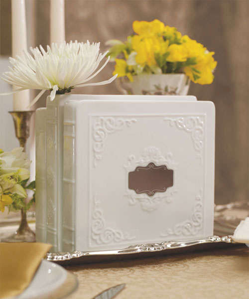 Porcelain Book Vase Set