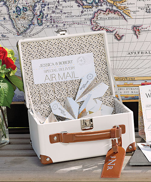 Mini Suitcase Wishing Well