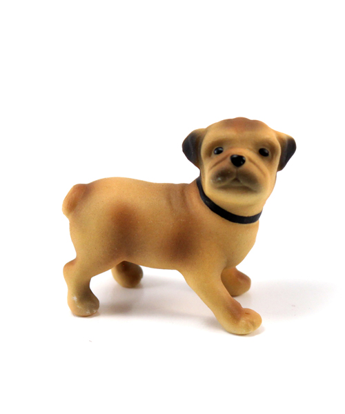Miniature Pug Dog Figurines