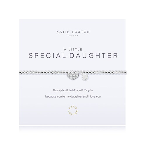 A Little Special Daughter Silver Bracelet