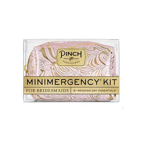 Bridesmaid Minimergency Kit - Pink/Gold Swirl