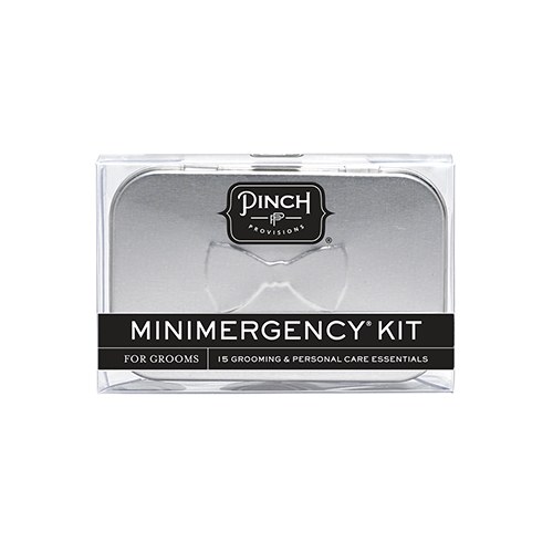 Groom Minimergency Kit - Silver Tin