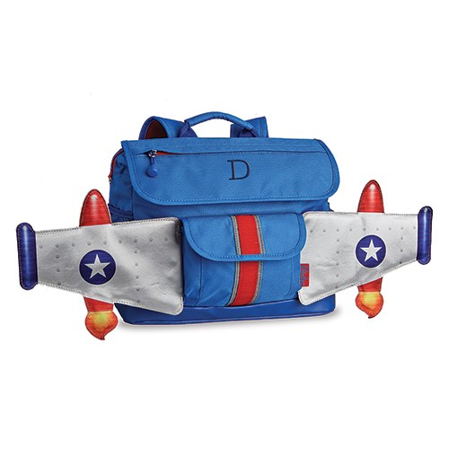 Small Kids Backpack - Blue Rocket