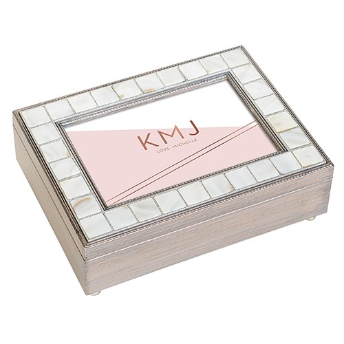 Luxury Pearl Music Box - Retro Luxe Foiled Print
